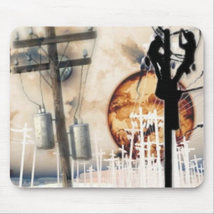 Le tapis de souris du monteur de lignes