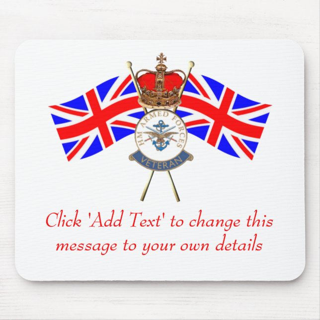 Le tapis de souris du vétéran (Devant)