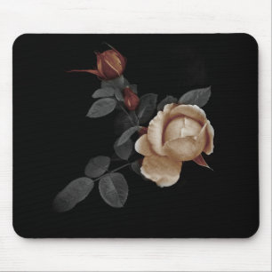 Le tapis de souris rose en bois
