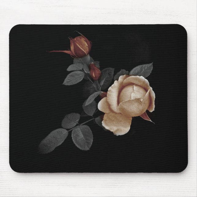 Le tapis de souris rose en bois (Devant)