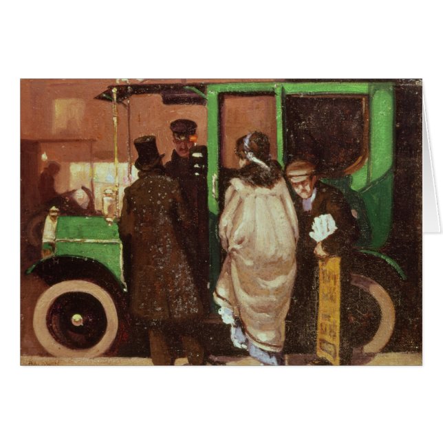 Le taxi, c.1908-10 (Devant horizontal)
