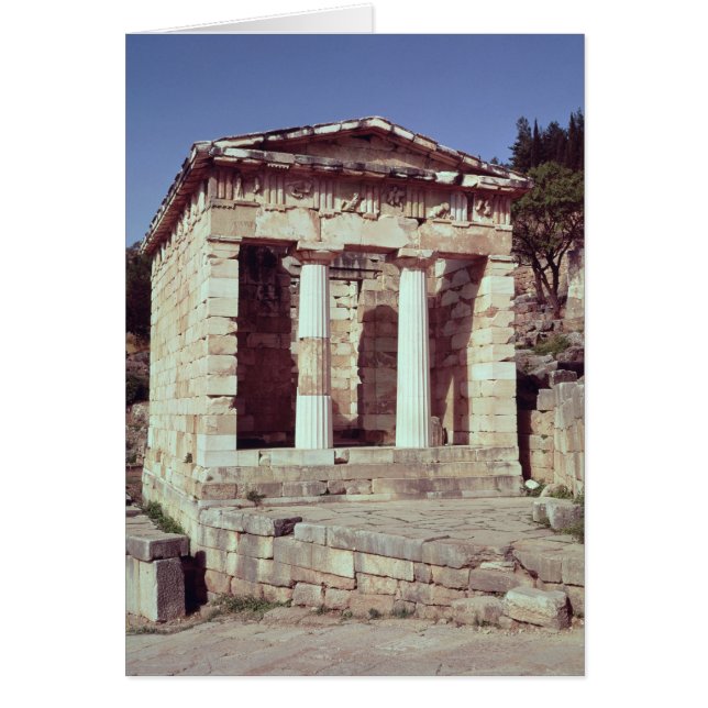 Le Temple des Trésors des Athéniens (Devant)