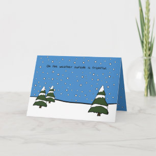 Le Temps À L'Extérieur Est Une Carte Réticente