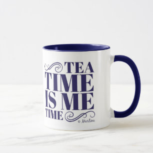 Le temps de thé est moi tasse de temps - marine