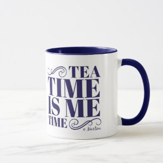 Le temps de thé est moi tasse de temps - marine
