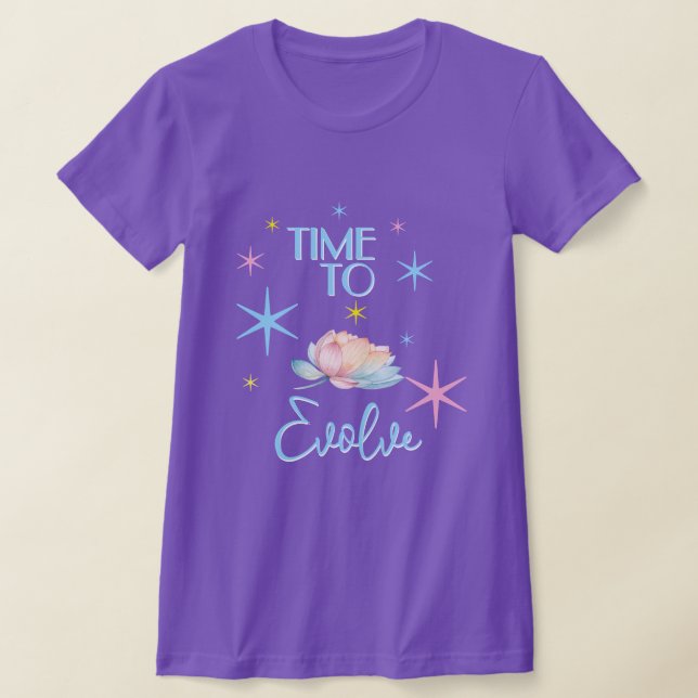 Le Temps d'Évoluer T-Shirt Cosmic Lotus (Poser)