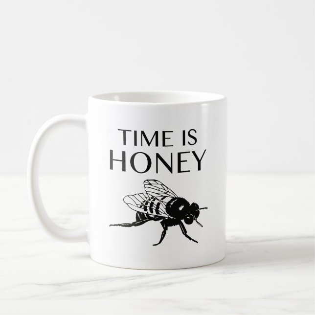 Le Temps Est Du Café Au Miel Mug (Gauche)
