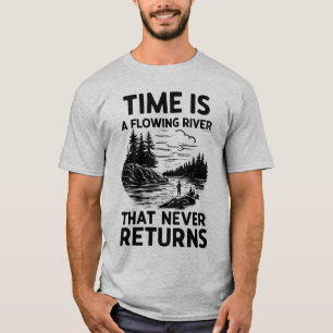 Le temps est une rivière qui coule" T-shirt design