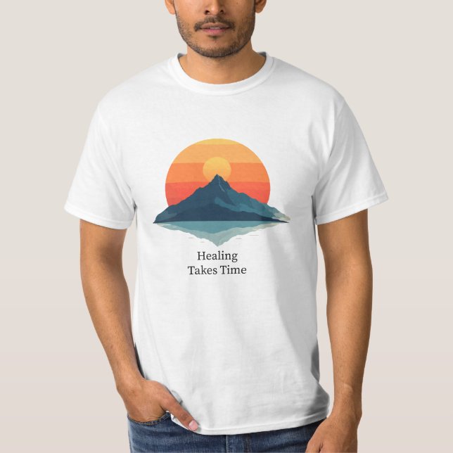 Le temps guérit" T-Shirt Inspirant | (Devant)