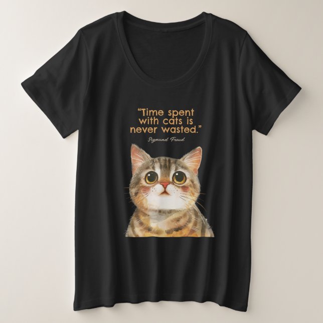 Le Temps Passé Avec Les Chats N'est Jamais Perdu (Design devant)