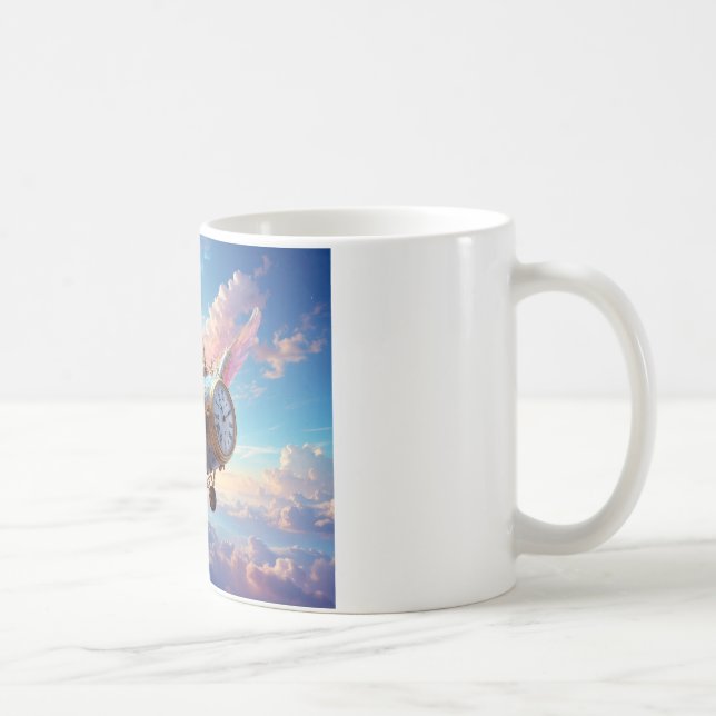 Le temps vole café Mug (Droite)
