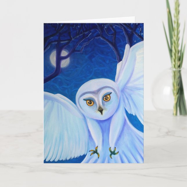 Le temps vole, la carte blanche de hibou (Devant)