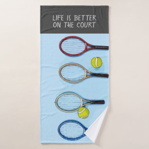Le tennis, le ballon et la raquette sont meilleurs