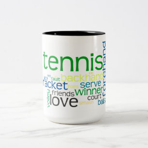Le tennis nomme la tasse