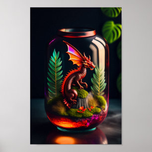Le Terrarium du Dragon   Impression Art numérique