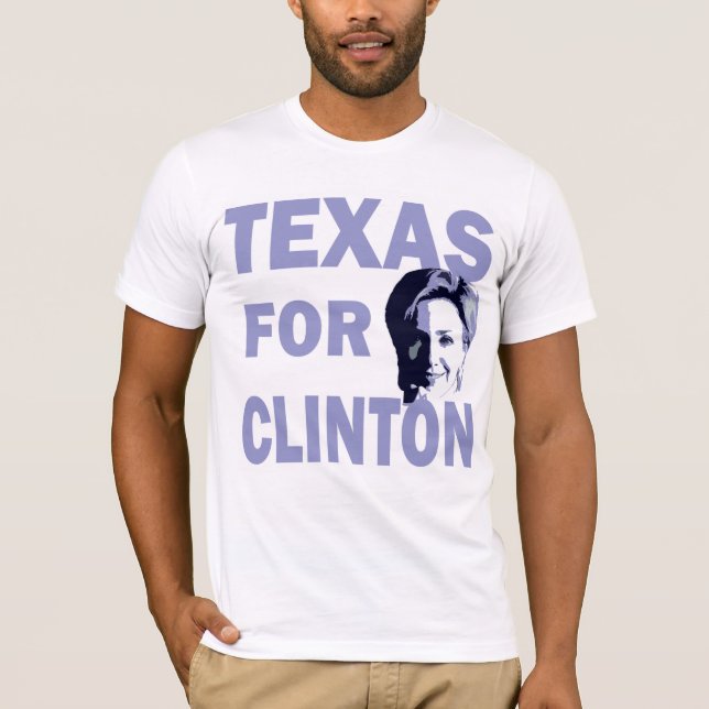 Le Texas pour le T-shirt de Hillary Clinton (Devant)