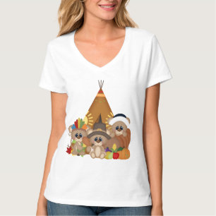 Le thanksgiving soutient le T-shirt de carton de