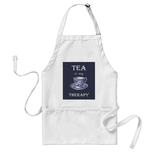 Le Thé Est Mon Tablier Thérapeutique (Devant)