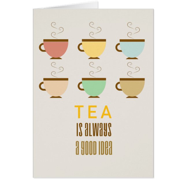 Le thé est toujours une bonne idée (Devant)