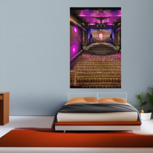 Le théâtre AI Art Poster