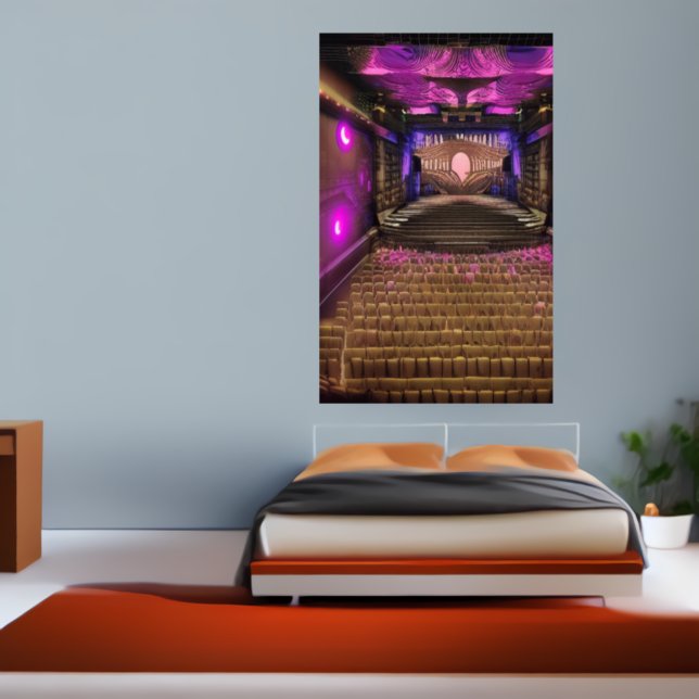 Le théâtre | AI Art Poster (Créateur téléchargé)