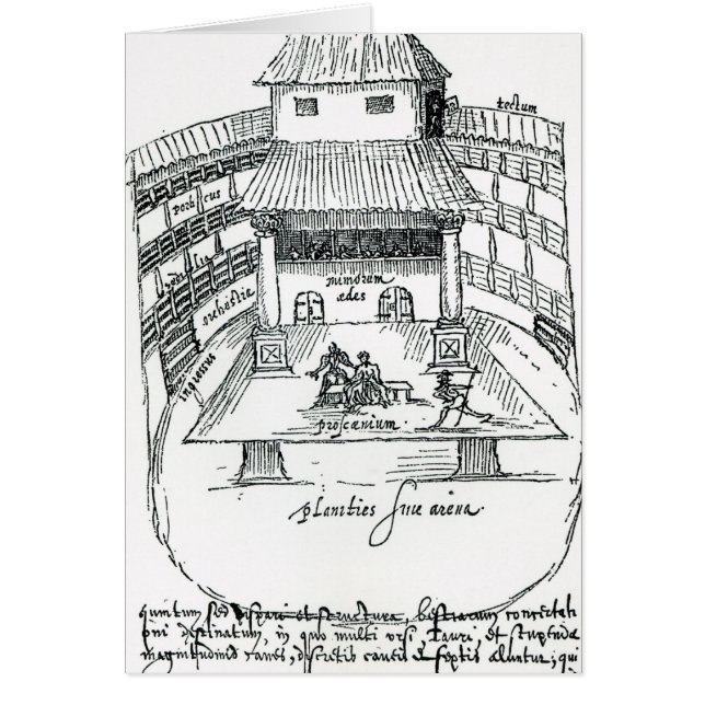 Le théâtre de cygne, Southwark (Devant)
