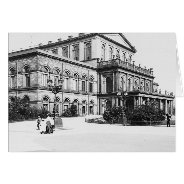 Le théâtre de Hanovre, vers 1910 (Devant horizontal)