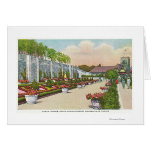 Le théâtre de jardin d'Oakes abaissent la terrasse