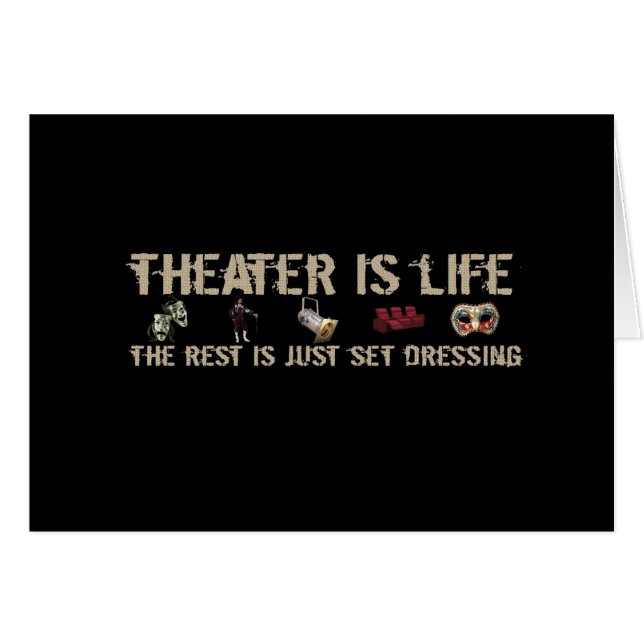 Le théâtre est la vie (Devant Horizontal)