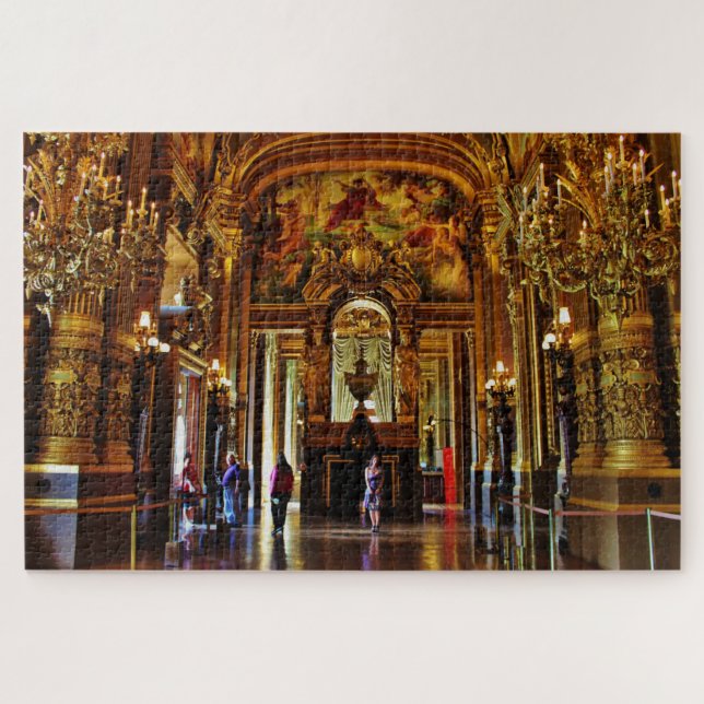 Le théâtre Garnier, Paris Jigsaw Puzzle (Horizontal)