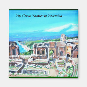 Le théâtre grec dans Taormina - aimant