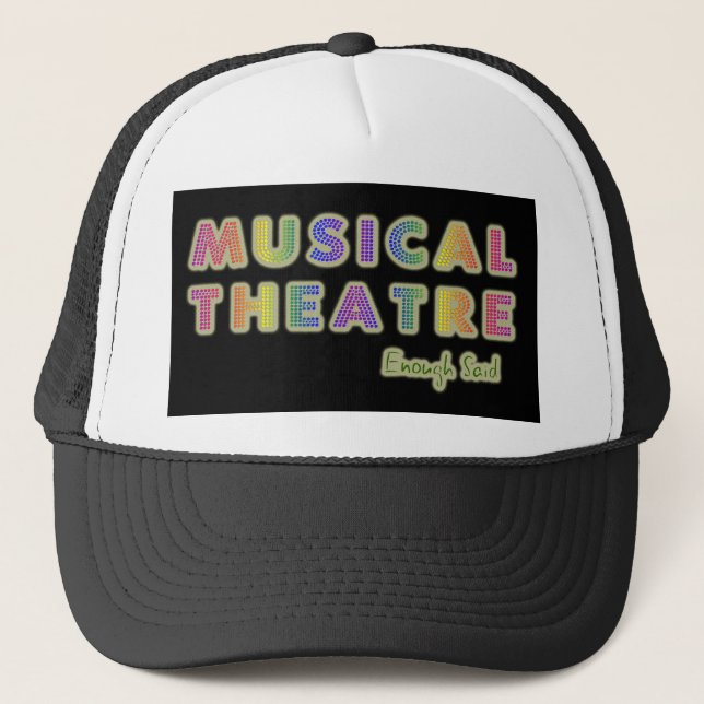 Le théâtre musical assez a indiqué le casquette (Devant)