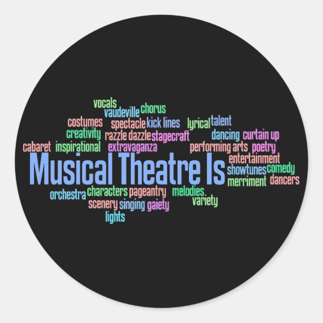 Le Théâtre Musical Est Stickers (Devant)