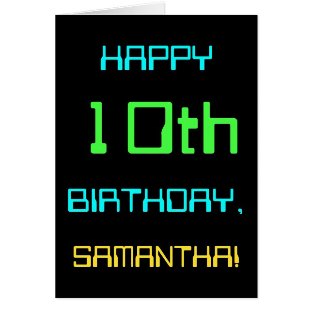 Le thème de l'informatique numérique amusante 10e  (Devant)