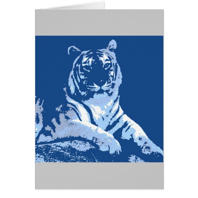 Le tigre bleu (Devant)