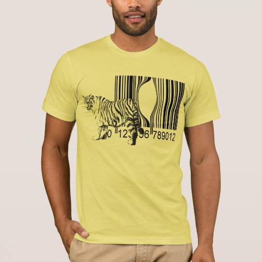 Le tigre drôle libèrent le vecteur t-shirt