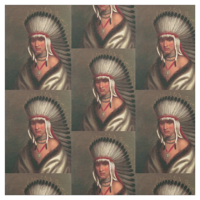 Le tissu d'art "Generic Chief" de King (Échantillon)