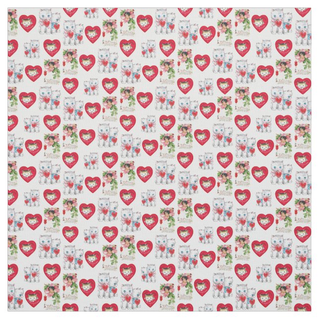 Le tissu de la Saint Valentin (Échantillon)