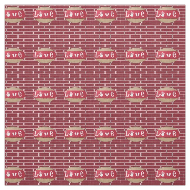 Le tissu de la Saint Valentin (Échantillon)