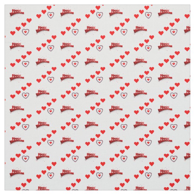 Le tissu de la Saint Valentin (Échantillon)