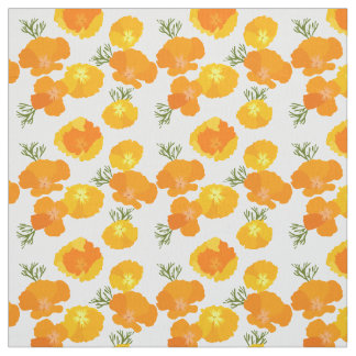 Le tissu Motif des pavots.