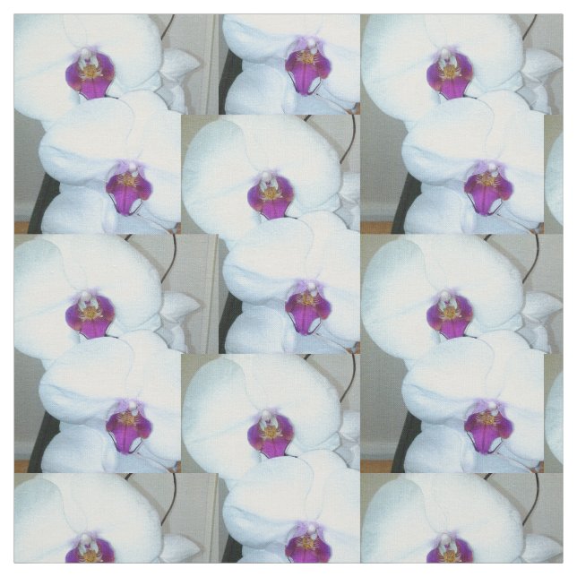 LE tissu ORCHID BLANC (Échantillon)