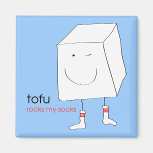 Le tofu bascule mes chaussettes - aimant