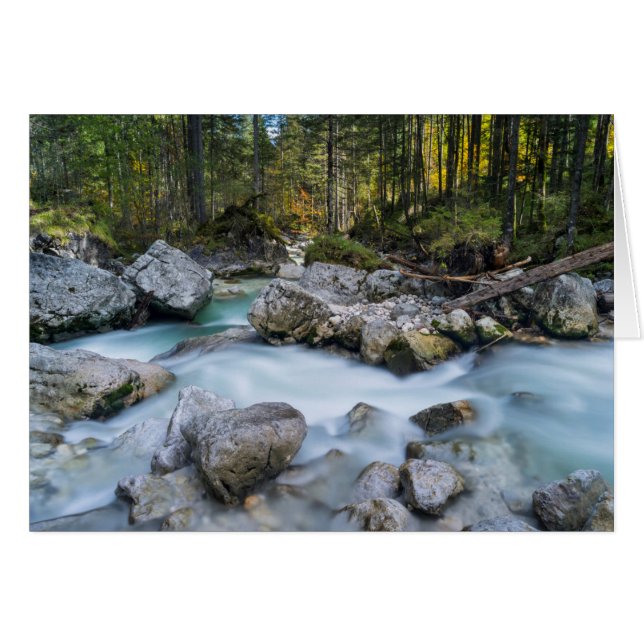 Le torrent Ramsauer Ache (Devant horizontal)