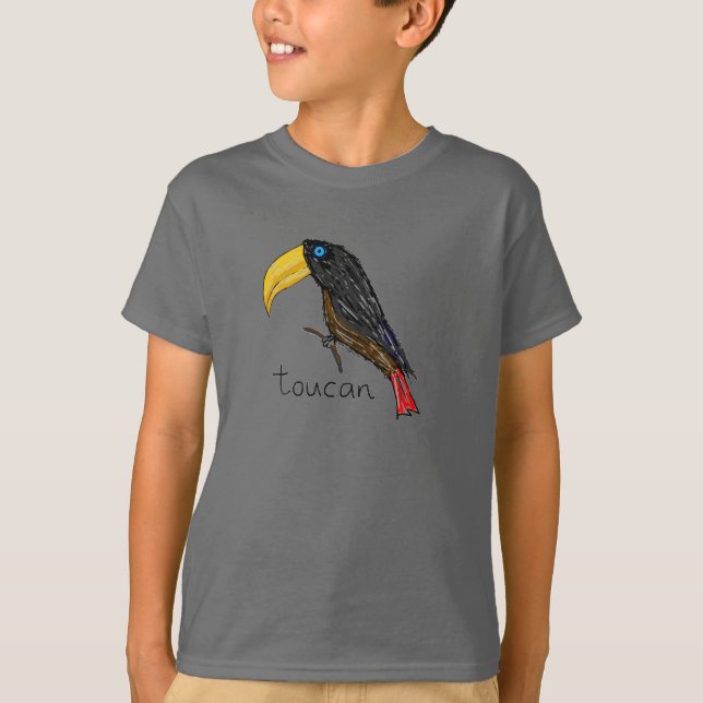 Le toucan badine le T-shirt (Devant)