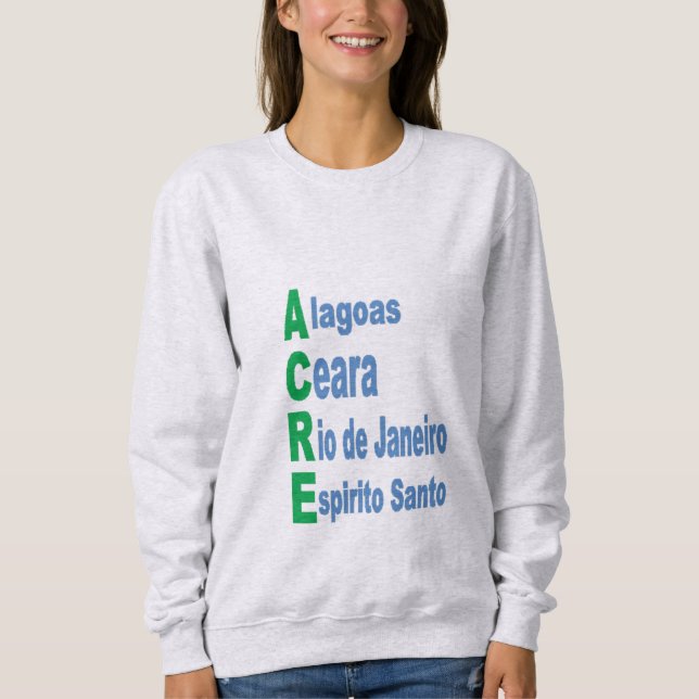 Le TOURISME BRÉSIL Sweatshirt féminin (Devant)
