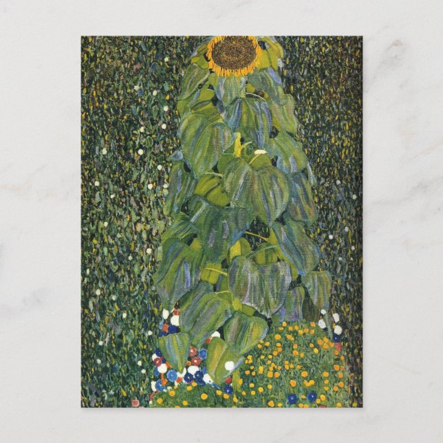 Le Tournesol par Gustav Klimt Carte postale (Devant)
