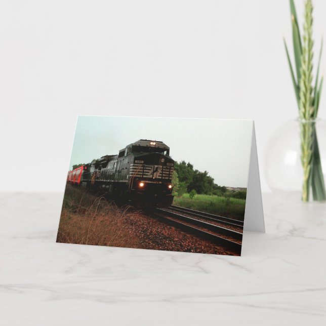 "Le Train 8306" - Carte Get Well Card (Devant)