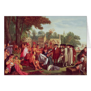 Le Traité de William Penn avec les Indiens en 168