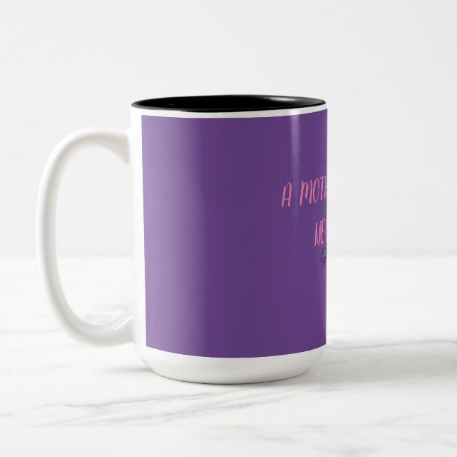 Le travail d'une mère n'est jamais fait Mug (Gauche)